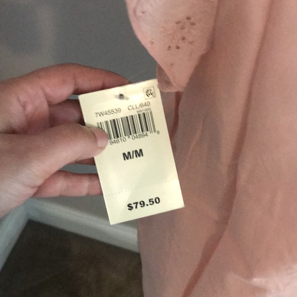 Lucky brand flutter ruffle eyelet top new medium - Picture 13 of 16